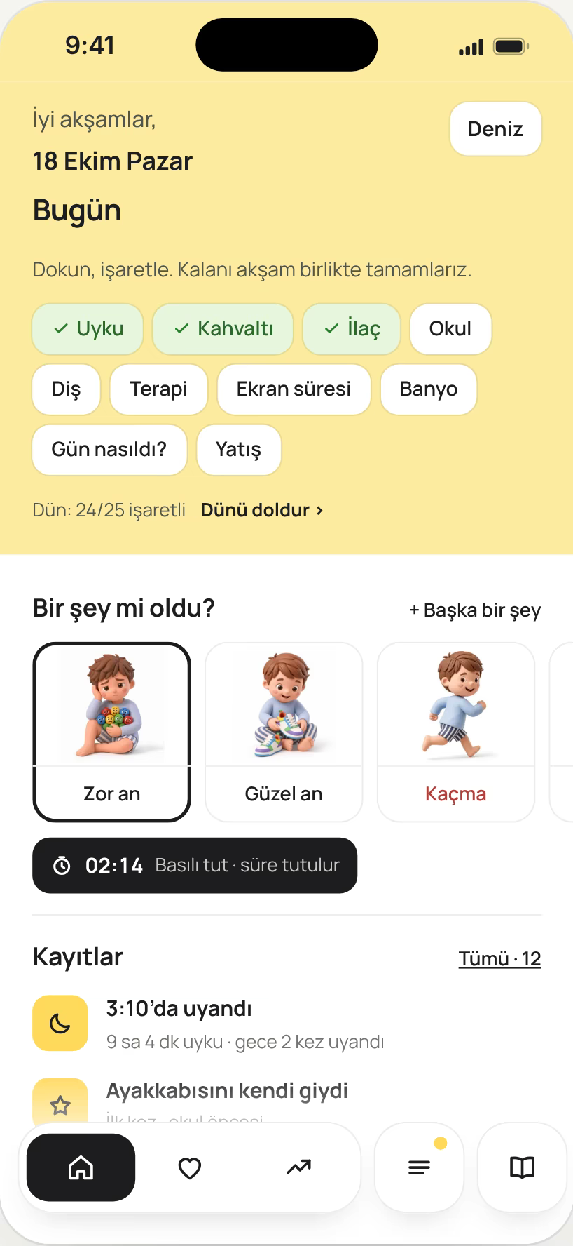 Tuvi — Bugün kartı